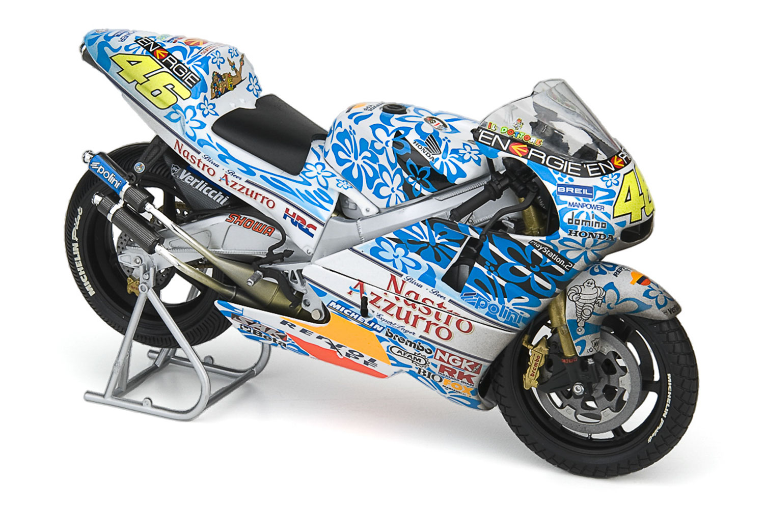 Minichamps Honda Nsr 500 Team Nastro Azzurro Rossi 2001 122